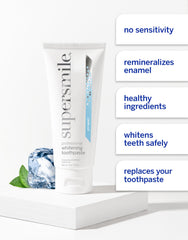 Toothbrush with Supersmile toothpaste ready to use