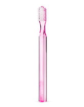 Supersmile New Generation 45° patented long toothbrush pink — angled head close-up
