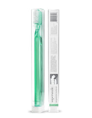 Side view showing 45-degree angled brush head for gumline cleaning