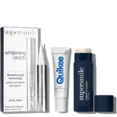 Supersmile On-the-Go Trio packaging showcasing all components