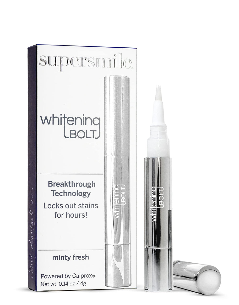 Supersmile Whitening Bolt pen close-up