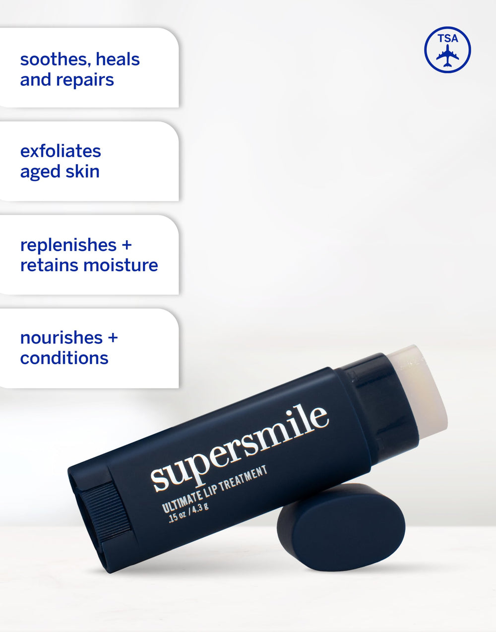 Close-up of Whitening Bolt Pen highlighting enamel protection
