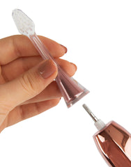 DuPont bristles on Zina45 brush head for deep cleaning