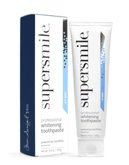 Front view of Supersmile ICY Mint Fluoride-Free Whitening Toothpaste 4.2 oz
