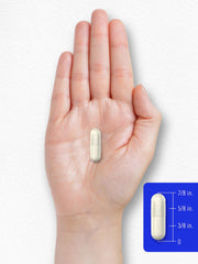 Supplement facts panel showing 300 mg SOD per capsule