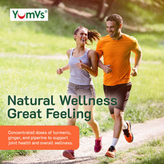 Supplement facts panel for turmeric ginger piperine gummies