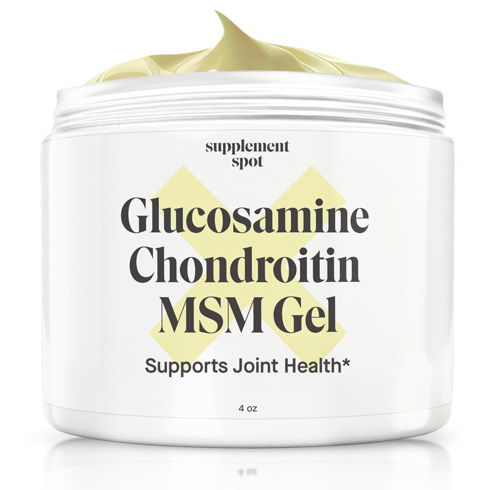 Bottle of Supplement Spot Glucosamine Chondroitin MSM Gel 4 oz