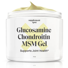 Bottle of Supplement Spot Glucosamine Chondroitin MSM Gel 4 oz
