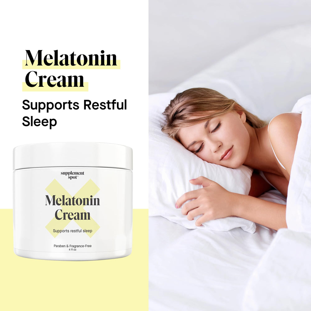 Close-up of Melatonin Sleep Cream texture