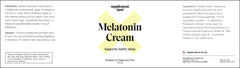 Paraben-free and fragrance-free icons for Melatonin Sleep Cream