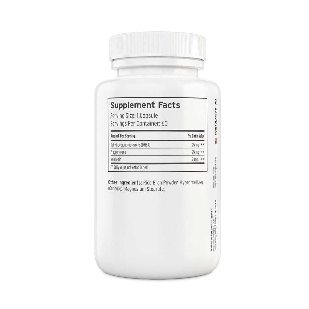 Energy and wellness concept with mood balance capsules