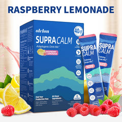 Close-up of SupraCalm 40-count box with sticks