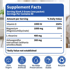 Non-GMO and gluten-free symbols on SupraCalm packaging