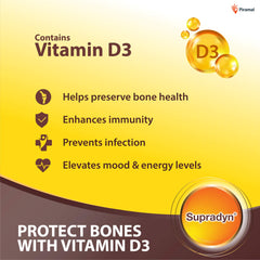 Vitamin D3 for bone health and immunity
