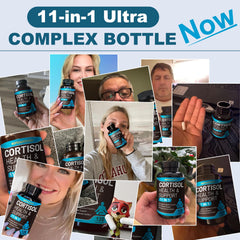 Product branding shown on a clean surface with 240-capsule bottle