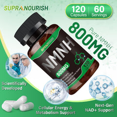 Close-up of SUPRANOURISH NMNH bottle