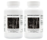 Supreme Nutrition bottle front label showing product name and capsule count benefits convenience