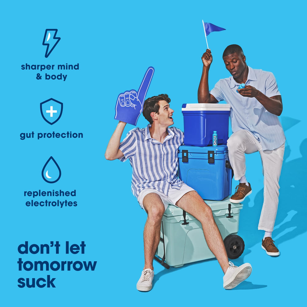 Sure Shot Recovery Drink Citrus Splash 6-pack stacked for value and convenience.