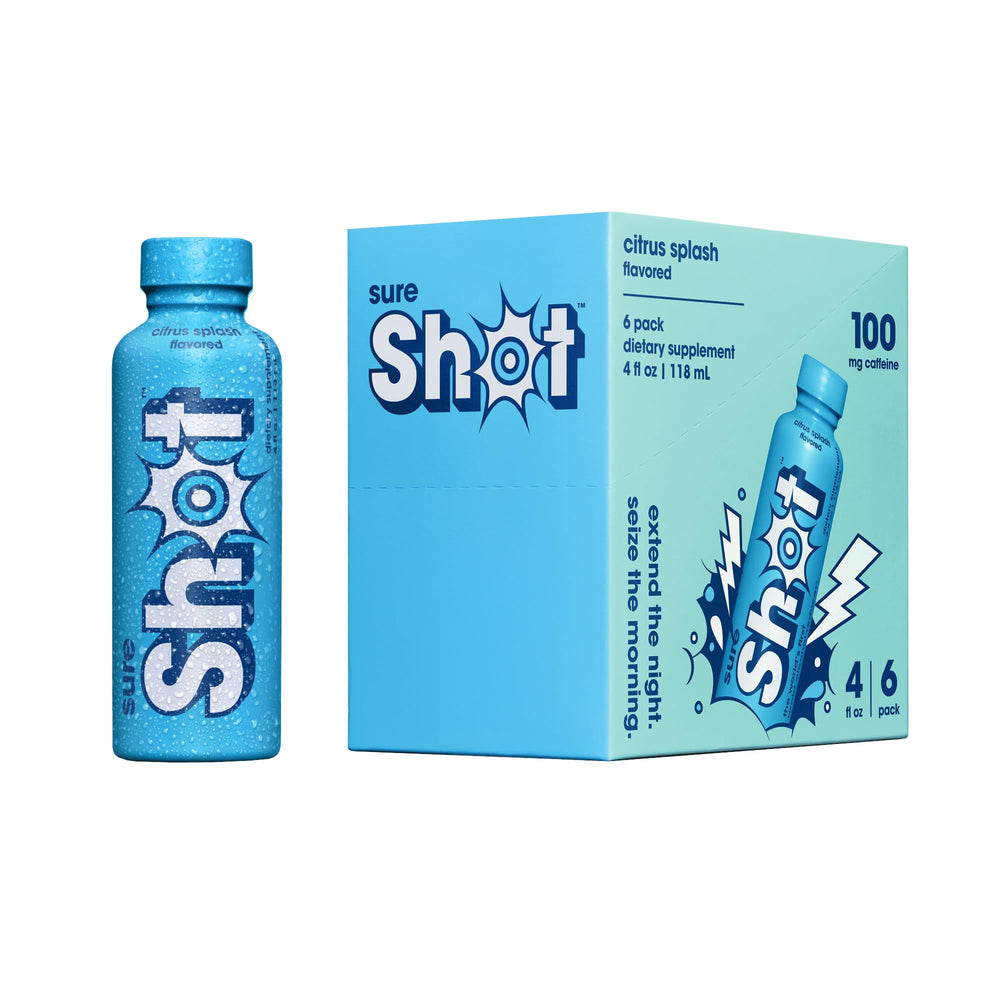 Sure Shot Recovery Drink Citrus Splash 6-pack hero image