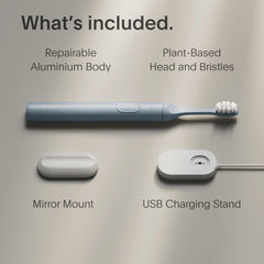 SURI plant-based recyclable heads and castor oil bristles