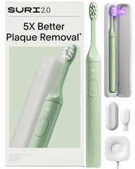 Front view of SURI 2.0 sonic electric toothbrush