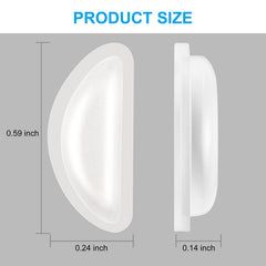 Anti-slip nose pads elevate glasses for a secure fit