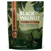 Surthrival Black Walnut Protein Powder tub—plant-based protein for smoothies and baking.