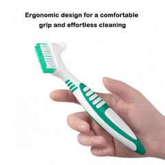 Portable denture brush case for travel