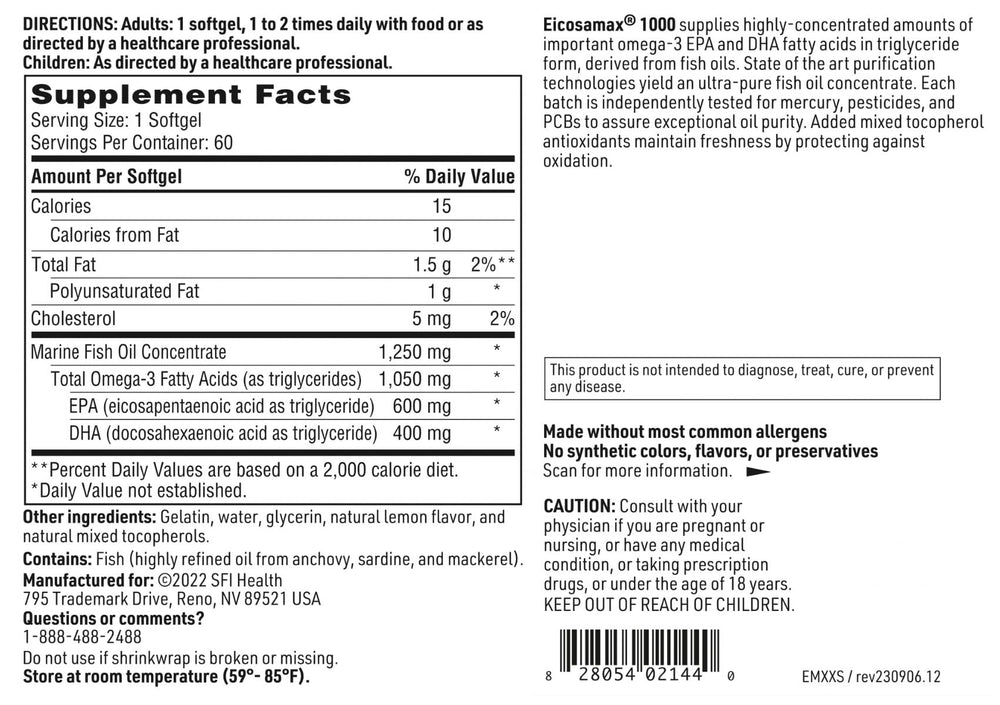 Sustainably harvested fish oil from South American waters