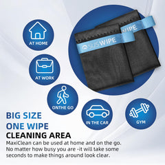 SusWipe being used to clean a smartphone screen