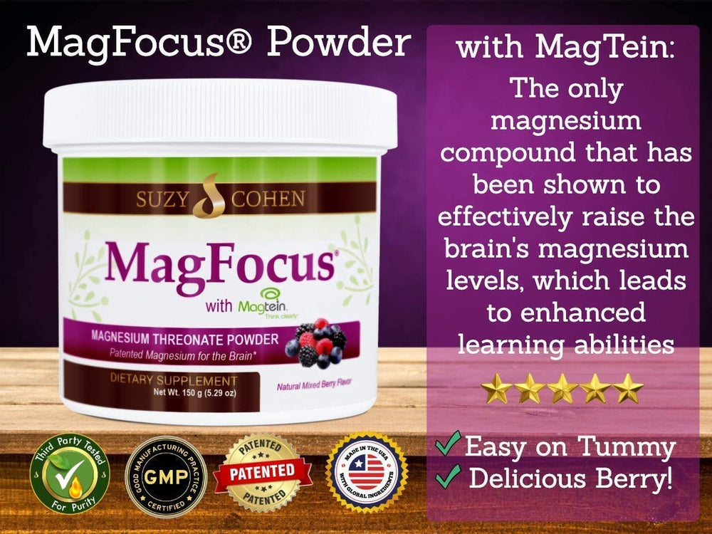 Scoop of Magtein Magnesium L-Threonate powder