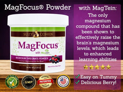 Scoop of Magtein Magnesium L-Threonate powder