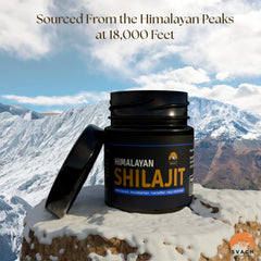 Shilajit Resin dissolved in a beverage