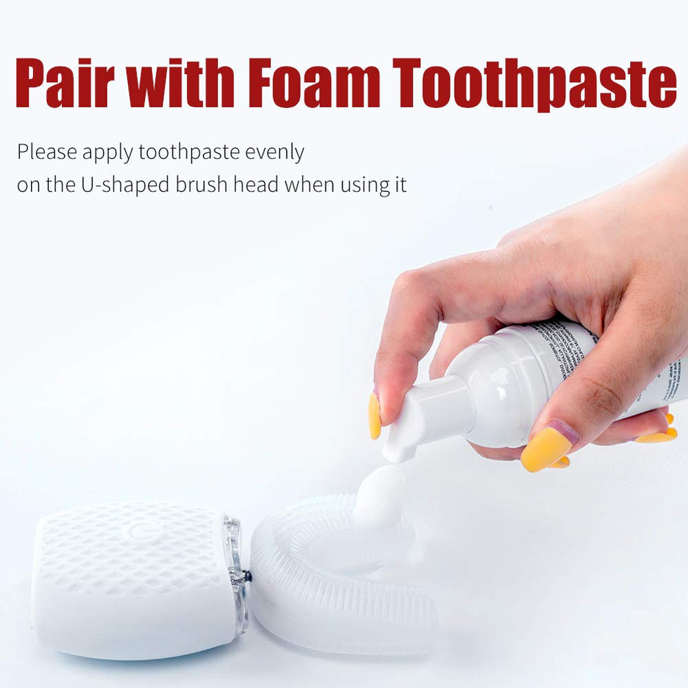 Packing contents include toothbrush head main body charging base USB cable and user manual
