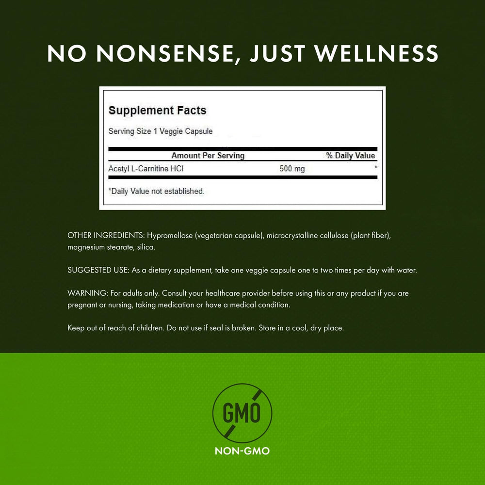 Graphic illustrating cognitive support from Acetyl-L-Carnitine