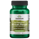 Swanson African Mango 400MG 60 Cap bottle front view