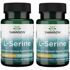 Swanson Ajipure L-Serine bottle label