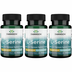 Swanson Ajipure L-Serine 500mg capsule front view