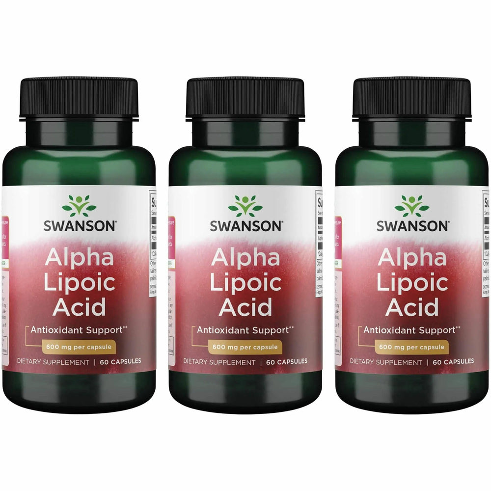 Swanson Alpha Lipoic Acid 3-pack hero image