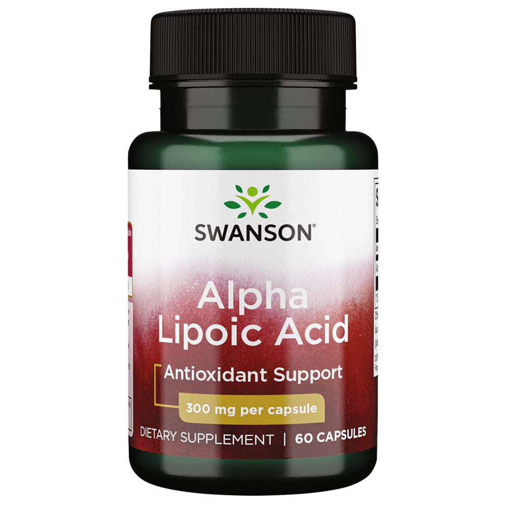 Swanson Alpha Lipoic Acid 300 mg bottle – 60 capsules