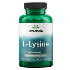 Swanson Ajipure L-Lysine 500 mg - 90 Veg Capsules