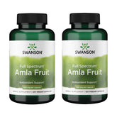 Swanson Amla Full Spectrum bottle label with 120 capsules