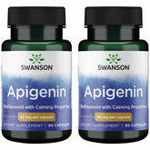 Swanson Apigenin-Bioflavonoid Supplement bottle and 2-pack packaging