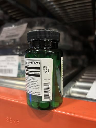 Apple Cider Vinegar 200 Milligrams 120 Tabs nutrition and ingredients panel