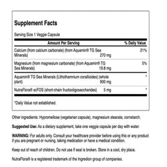 Close-up of Aquamin Sea Minerals capsules