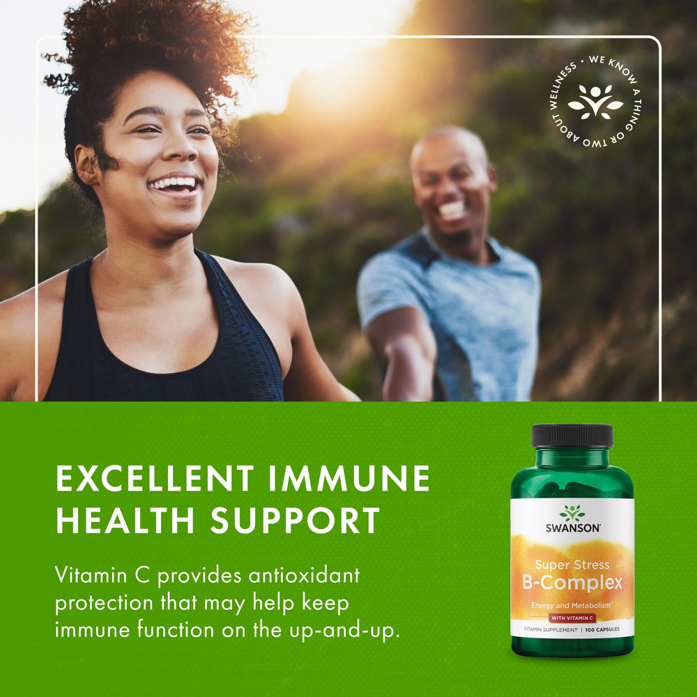 Immune health support with Vitamin C and B vitamins