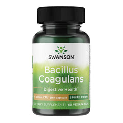 Swanson Bacillus Coagulans probiotic 6B CFU per serving in veggie capsules