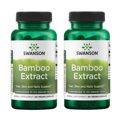 Swanson Bamboo Extract 70% Silica bottle (hero image)