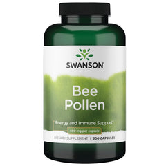 Swanson Bee Pollen 400 mg bottle – 300 capsules