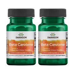 Swanson Beta-Carotene softgel with 3000 mcg per capsule